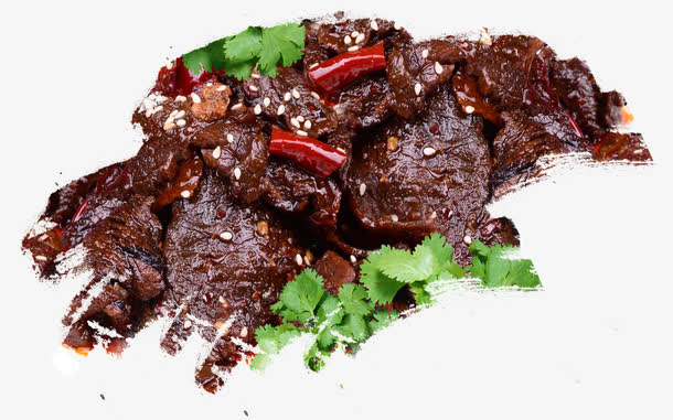麻辣牛肉免抠