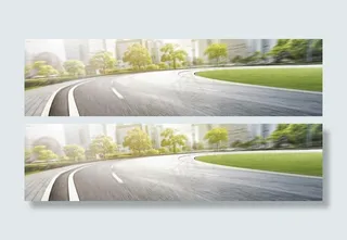 马路极速背景banner
