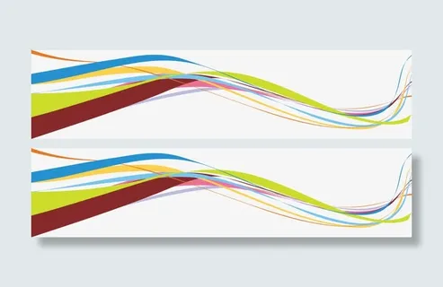 炫彩速度感横条背景