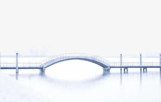 水墨桥图片免抠