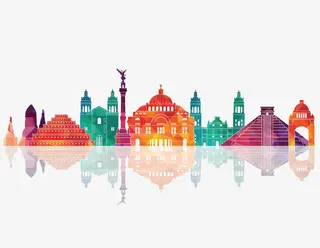 墨西哥建筑免抠