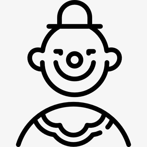 小丑图标免抠