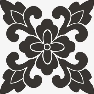 传统古典花纹素材免抠