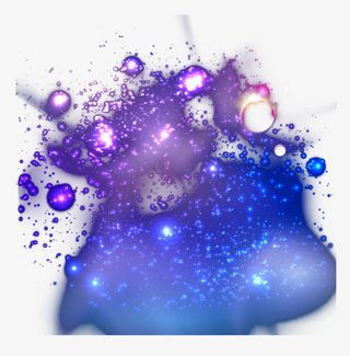 蓝紫光梦幻光源矢量免抠