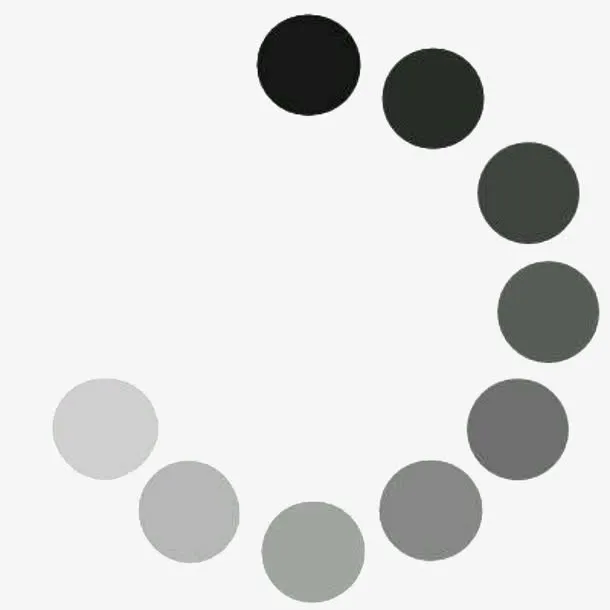 渐变黑白网络等待元素图免抠