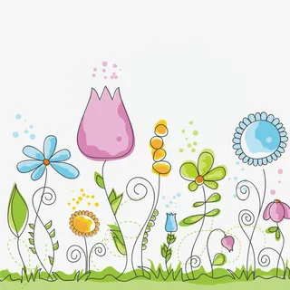 卡通简约背景免费下载