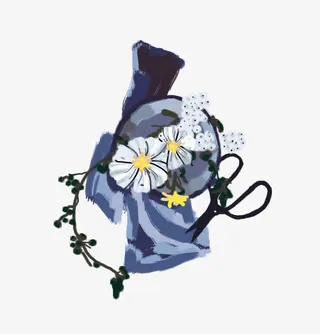 桌面唯美花组合免抠