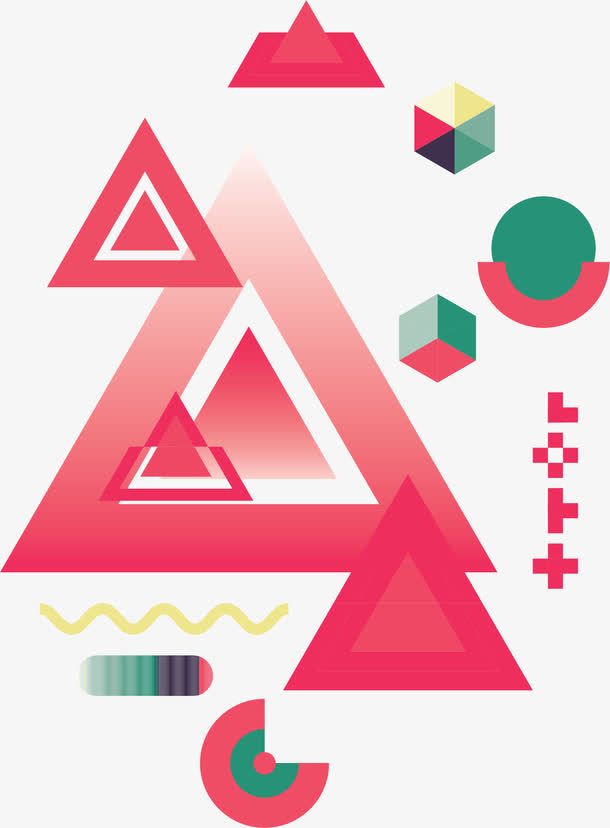 抽象几何海报背景