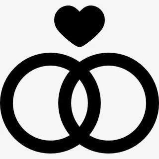 结婚戒指图标免抠