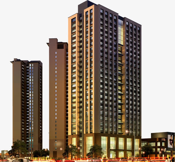 高楼大厦免抠