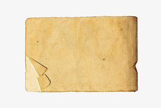 棕色复古纸张免抠