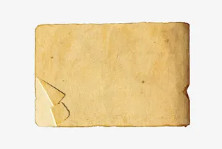 棕色复古纸张免抠