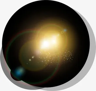 黄色闪耀光芒免抠装饰效果特效元素 黄色闪耀光芒免抠装饰效果特效元素