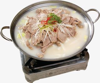 浓汤羊肉烩馓子免抠