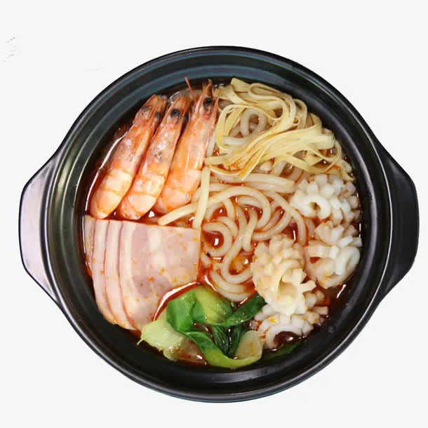 海鲜砂锅米线免抠