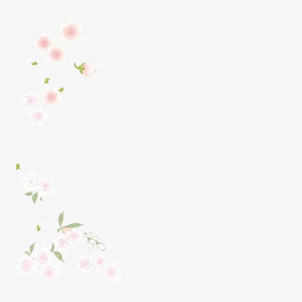 浪漫花朵婚礼装饰免抠
