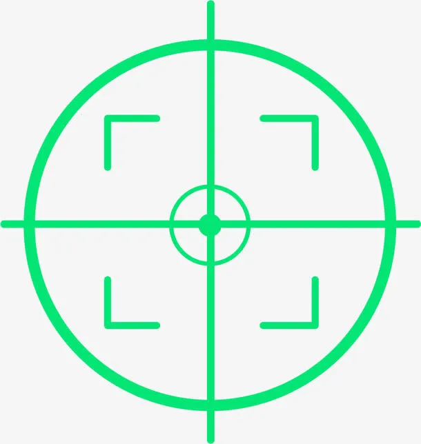 狙击枪矢量专用准星免抠