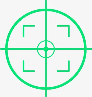 狙击枪矢量专用准星免抠