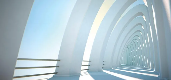 白色建筑背景高清