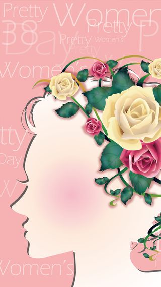 女生节H5背景高清