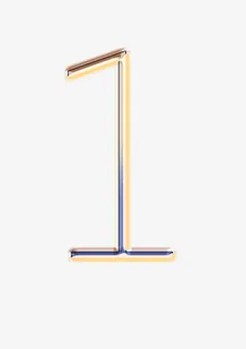 数字元素 1  倒计时免抠