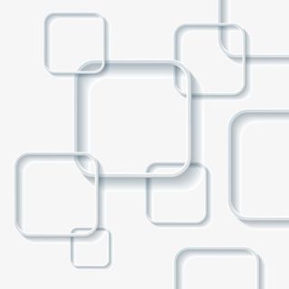 白色圆角边框免抠