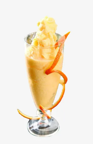 柳橙桔皮冰沙免抠