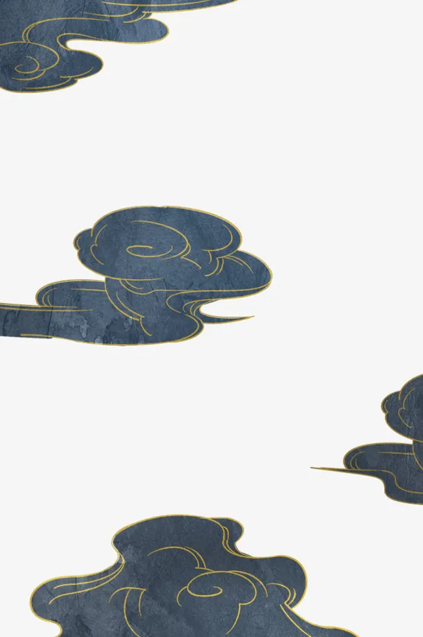 新年古典中国风祥云免抠