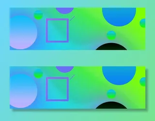 春天创意渐变banner背景高清