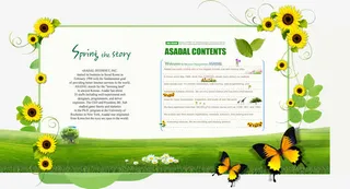 手绘春季黄色花朵边框装饰免抠