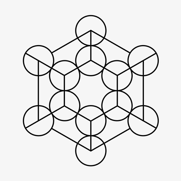 线性几何图案免抠