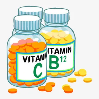药丸药瓶卡通图免抠