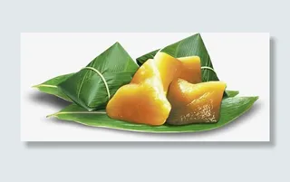 香甜糯米粽子食物端午小巧免抠