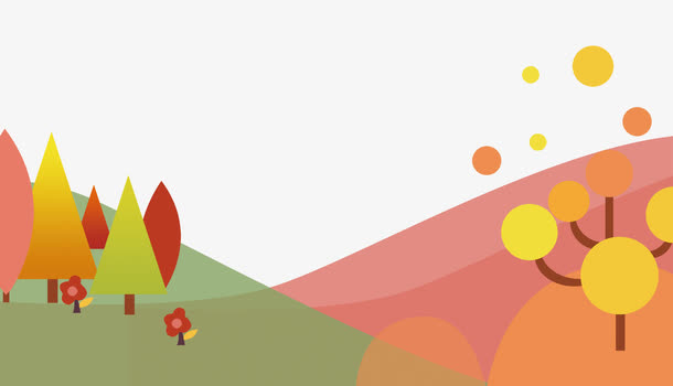 春季踏青旅行背景模板