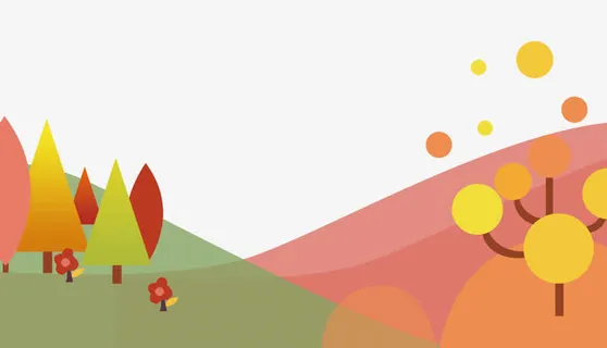 春季踏青旅行背景模板