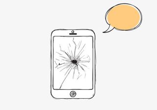 智能手机屏幕碎了免抠