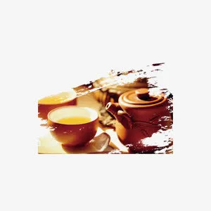 茶装饰免抠