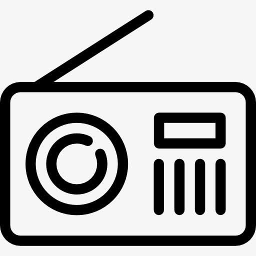 老式收音机图标免抠