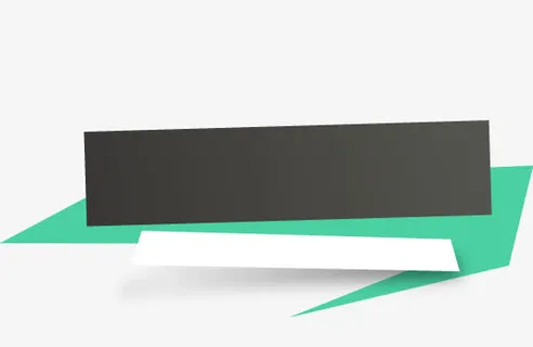 折纸风格对话框免抠