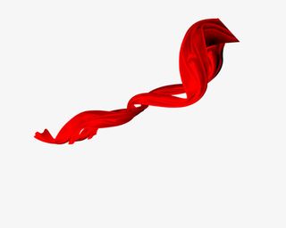 红色带子高清素材免抠