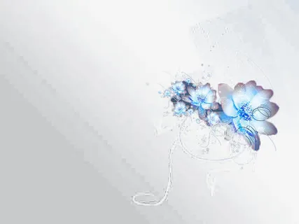 蓝色雪莲花免抠