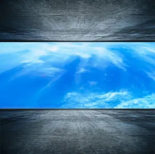 天空与墙体摄影免抠