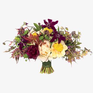 新娘手捧花鲜花花束免抠