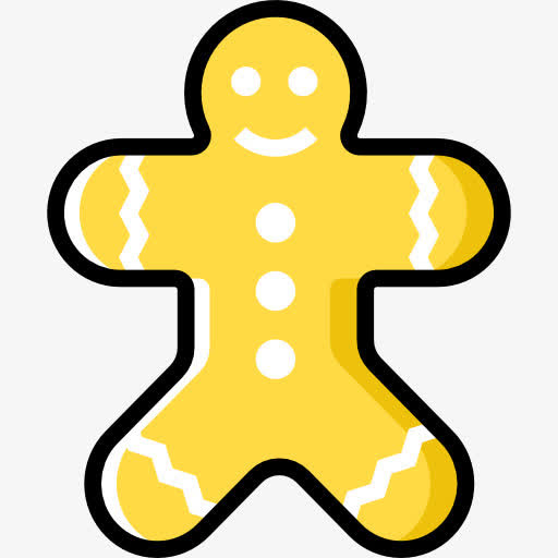 姜饼人图标免抠