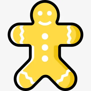 姜饼人图标免抠