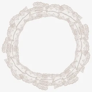 蕾丝花边纹理免抠