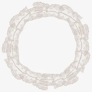 蕾丝花边纹理免抠