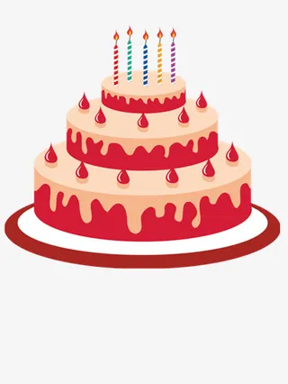 美味的生日蛋糕免抠