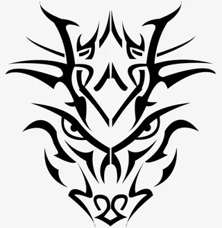 随手勾的半个龙头免抠