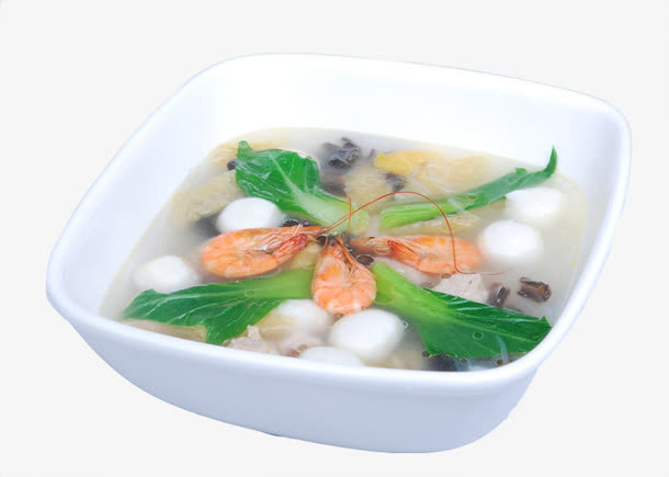 大碗三鲜汤免抠